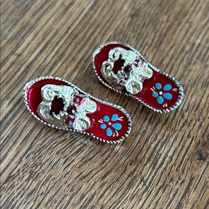 Adorable Summer Sandals Brooch Set